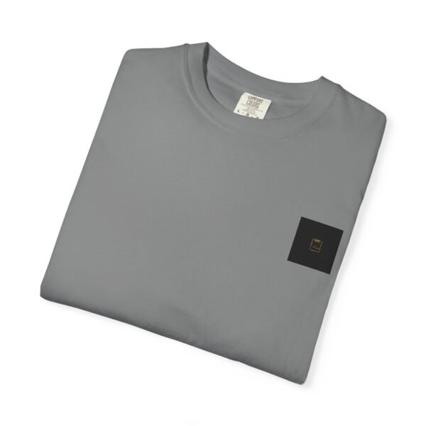 ESSENTIAL Gold Logo Luxury T-Shirt — SARIT Fashions Garment-Dyed Tee