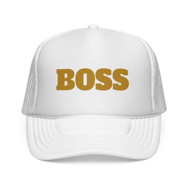 Boss Trucker Cap — "premium" Face Design