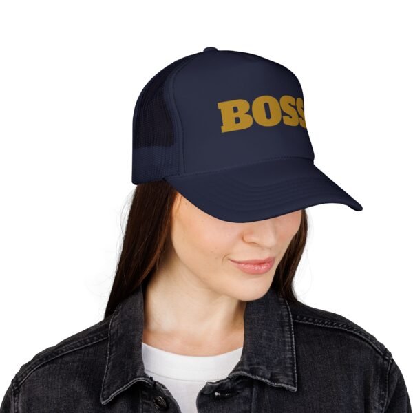 Boss Trucker Cap — "premium" Face Design