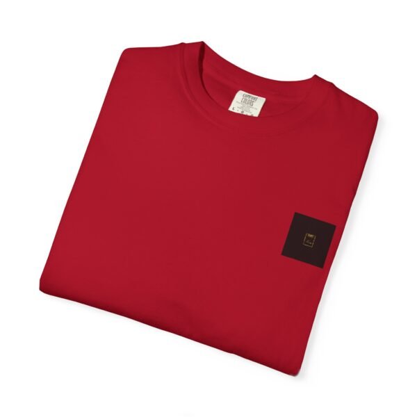 ESSENTIAL Gold Logo Luxury T-Shirt — SARIT Fashions Garment-Dyed Tee