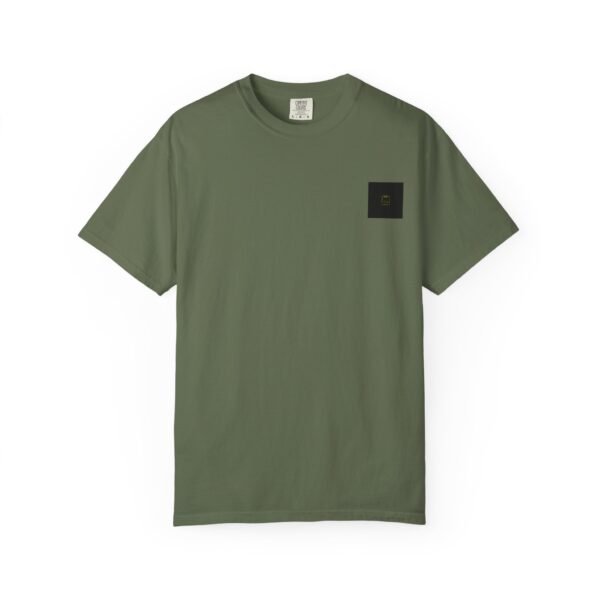 ESSENTIAL Gold Logo Luxury T-Shirt — SARIT Fashions Garment-Dyed Tee