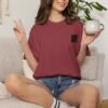 ESSENTIAL Gold Logo Luxury T-Shirt — SARIT Fashions Garment-Dyed Tee