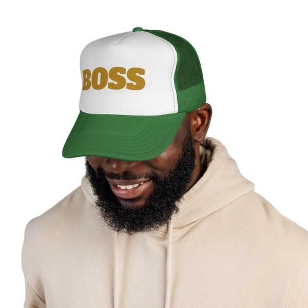 Boss Trucker Cap — "premium" Face Design