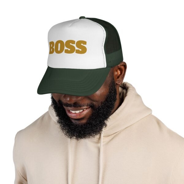 Boss Trucker Cap — "premium" Face Design