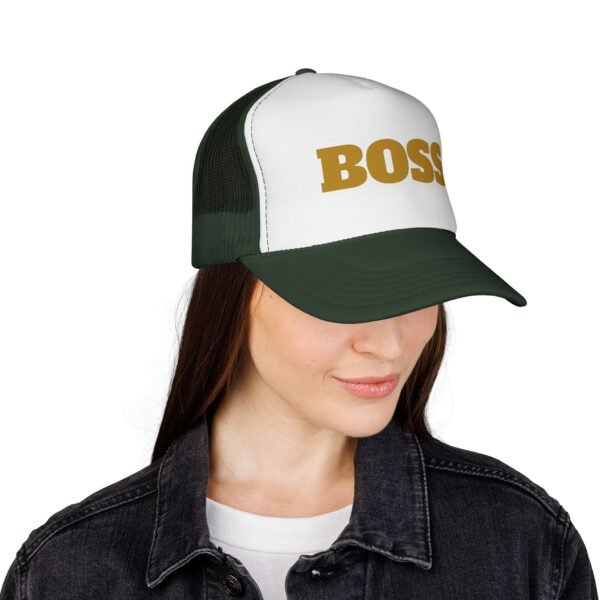 Boss Trucker Cap — "premium" Face Design