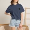 ESSENTIAL Gold Logo Luxury T-Shirt — SARIT Fashions Garment-Dyed Tee