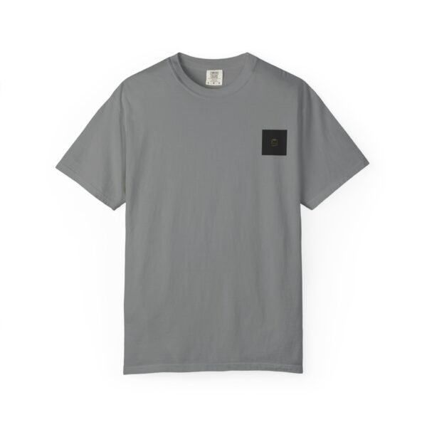 ESSENTIAL Gold Logo Luxury T-Shirt — SARIT Fashions Garment-Dyed Tee