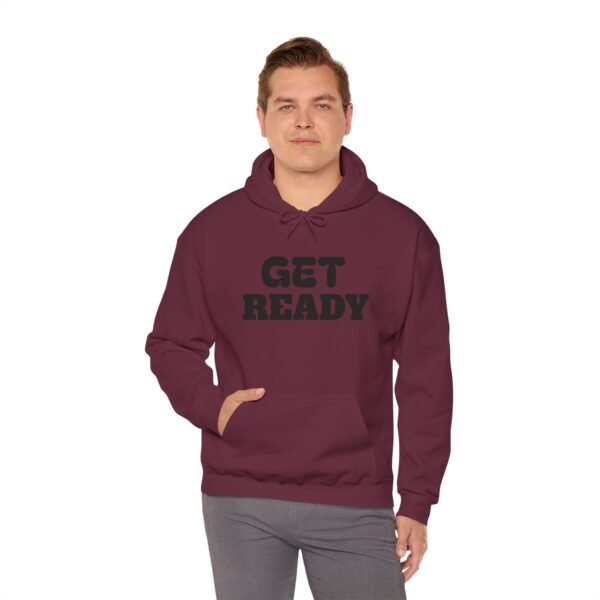 Eco-Friendly "Get Ready" Hoodie — Premium Sustainable Sweatshirt