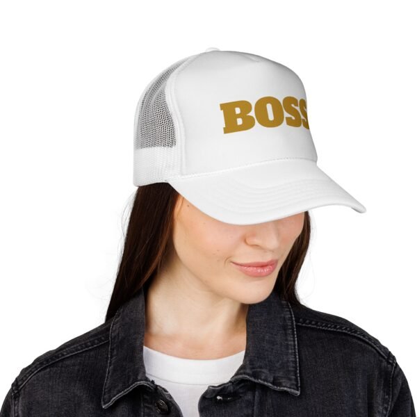 Boss Trucker Cap — "premium" Face Design