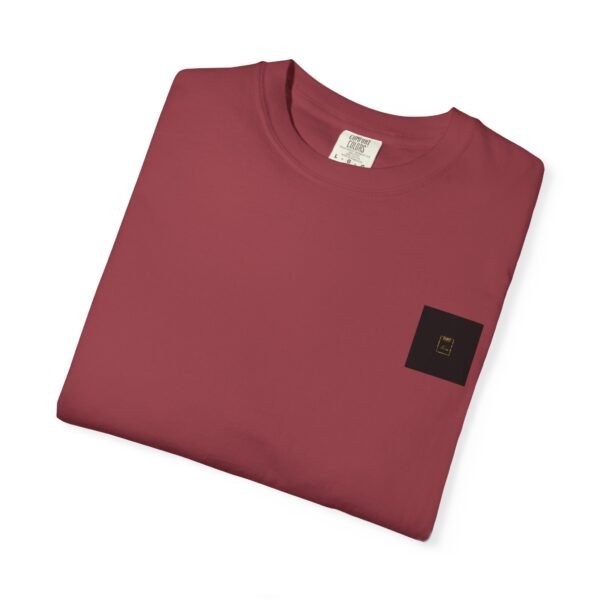 ESSENTIAL Gold Logo Luxury T-Shirt — SARIT Fashions Garment-Dyed Tee