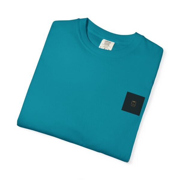 ESSENTIAL Gold Logo Luxury T-Shirt — SARIT Fashions Garment-Dyed Tee