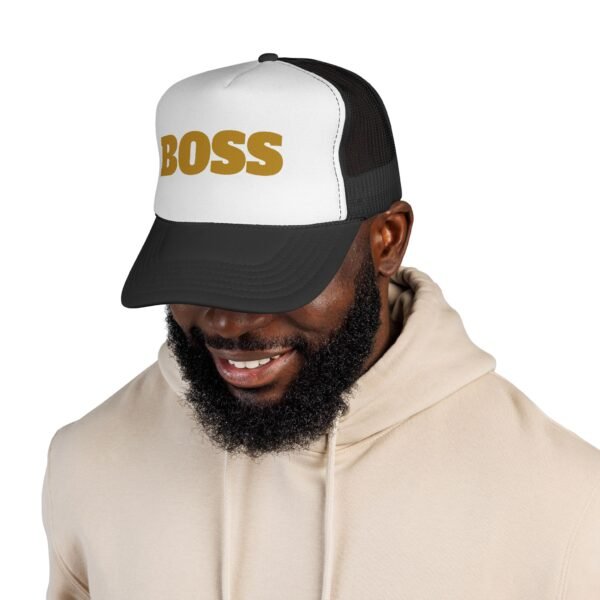 Boss Trucker Cap — "premium" Face Design