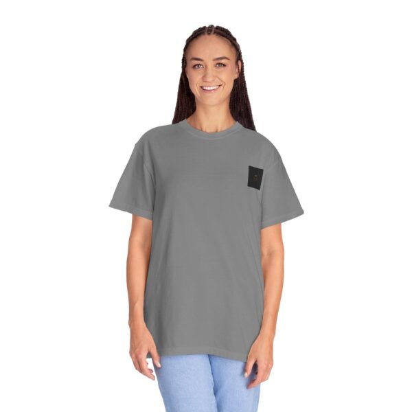 ESSENTIAL Gold Logo Luxury T-Shirt — SARIT Fashions Garment-Dyed Tee