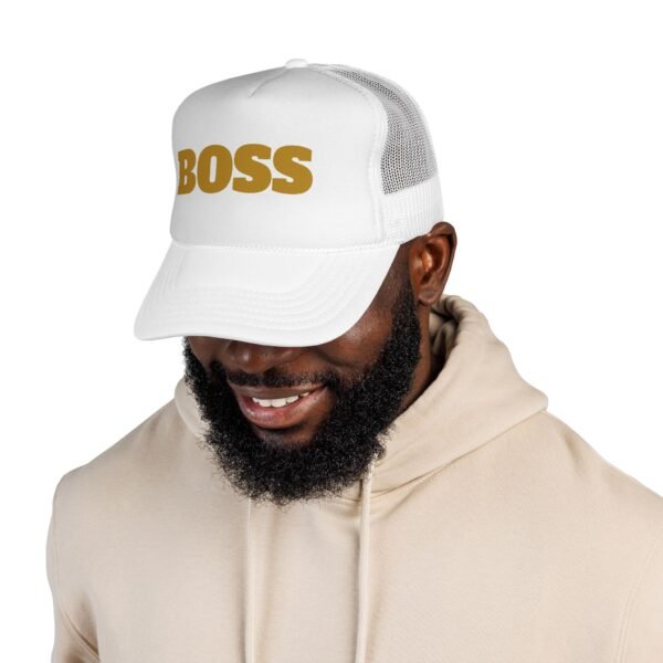 Boss Trucker Cap — "premium" Face Design