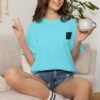 ESSENTIAL Gold Logo Luxury T-Shirt — SARIT Fashions Garment-Dyed Tee