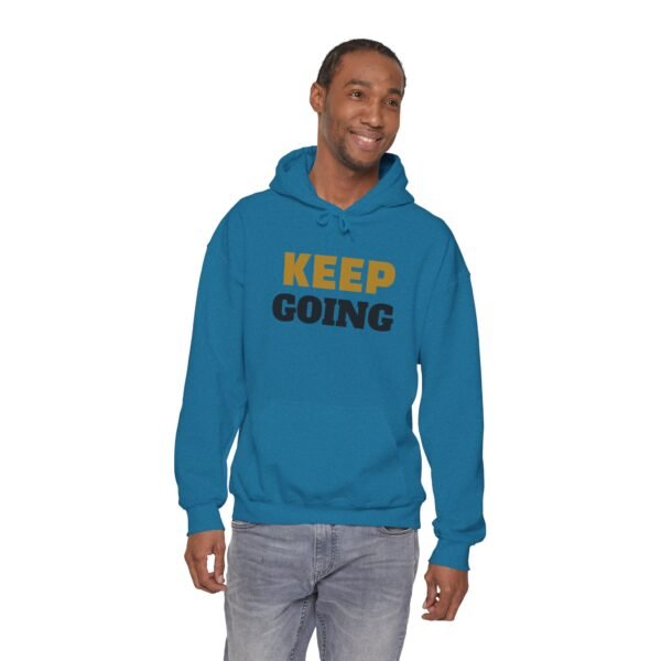 17132045709800573395_2048.jpeg KEEP GOING Inspirational Hoodie — Premium Motivational Pullover