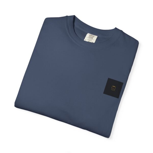 ESSENTIAL Gold Logo Luxury T-Shirt — SARIT Fashions Garment-Dyed Tee