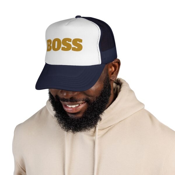 Boss Trucker Cap — "premium" Face Design