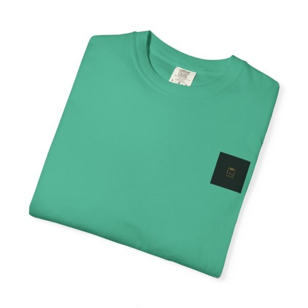 ESSENTIAL Gold Logo Luxury T-Shirt — SARIT Fashions Garment-Dyed Tee
