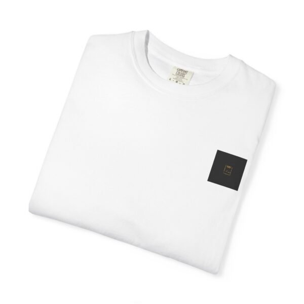 ESSENTIAL Gold Logo Luxury T-Shirt — SARIT Fashions Garment-Dyed Tee