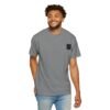 ESSENTIAL Gold Logo Luxury T-Shirt — SARIT Fashions Garment-Dyed Tee