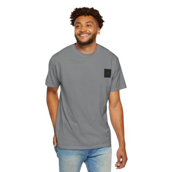 ESSENTIAL Gold Logo Luxury T-Shirt — SARIT Fashions Garment-Dyed Tee