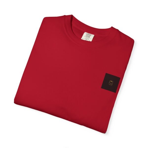 ESSENTIAL Gold Logo Luxury T-Shirt — SARIT Fashions Garment-Dyed Tee