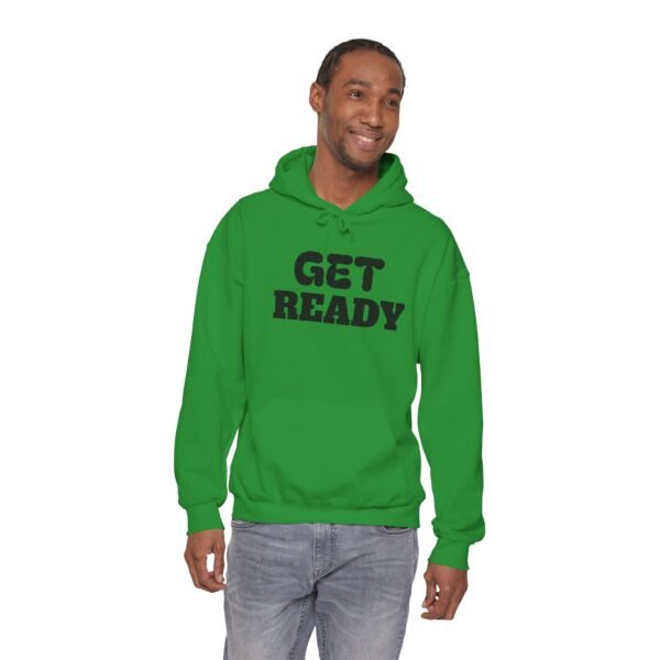 Eco-Friendly "Get Ready" Hoodie — Premium Sustainable Sweatshirt