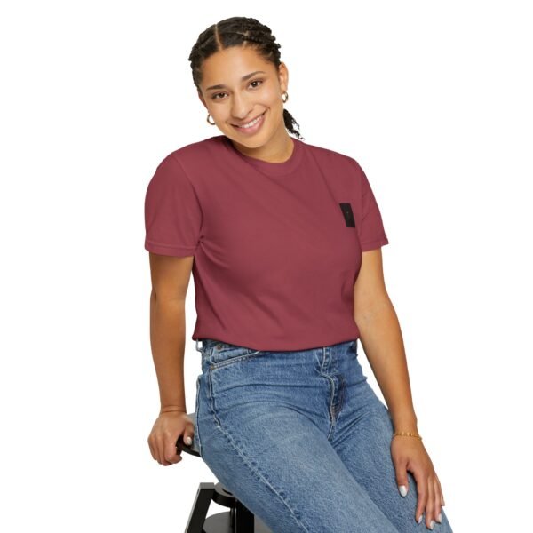 ESSENTIAL Gold Logo Luxury T-Shirt — SARIT Fashions Garment-Dyed Tee