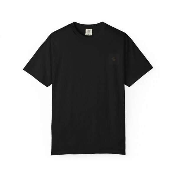 ESSENTIAL Gold Logo Luxury T-Shirt — SARIT Fashions Garment-Dyed Tee