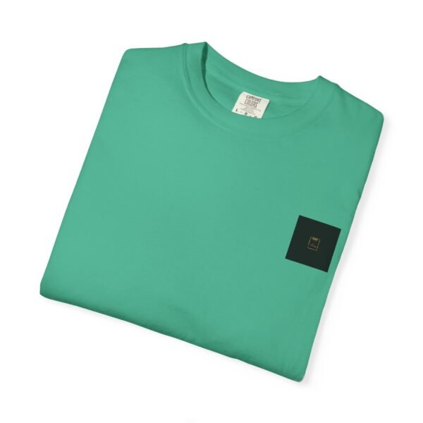 ESSENTIAL Gold Logo Luxury T-Shirt — SARIT Fashions Garment-Dyed Tee