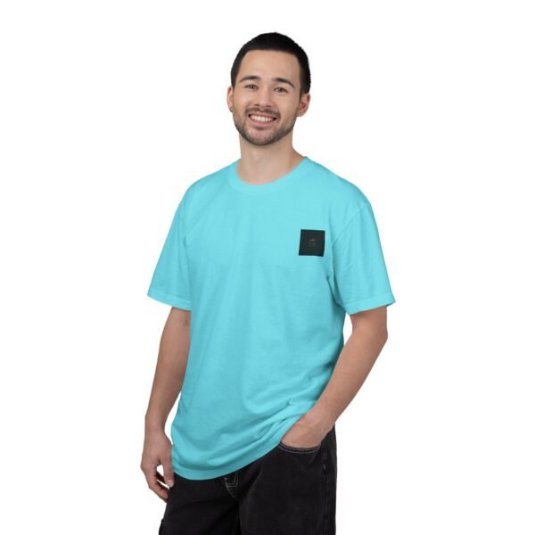 ESSENTIAL Gold Logo Luxury T-Shirt — SARIT Fashions Garment-Dyed Tee