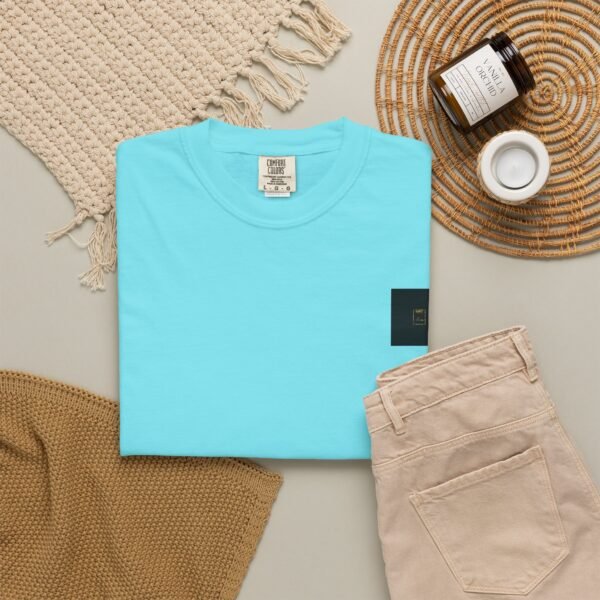 ESSENTIAL Gold Logo Luxury T-Shirt — SARIT Fashions Garment-Dyed Tee