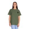 ESSENTIAL Gold Logo Luxury T-Shirt — SARIT Fashions Garment-Dyed Tee