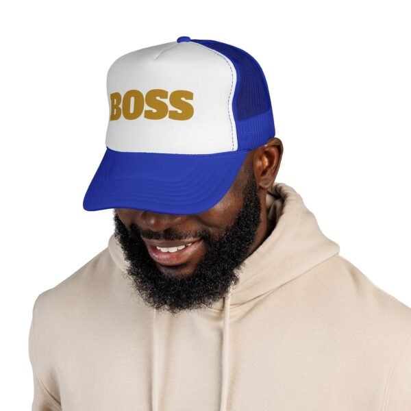 Boss Trucker Cap — "premium" Face Design