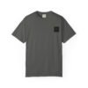 ESSENTIAL Gold Logo Luxury T-Shirt — SARIT Fashions Garment-Dyed Tee