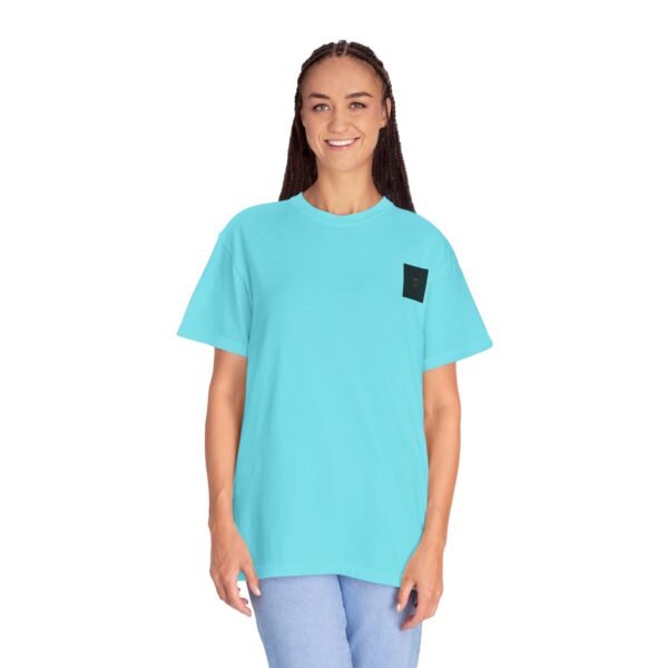 ESSENTIAL Gold Logo Luxury T-Shirt — SARIT Fashions Garment-Dyed Tee