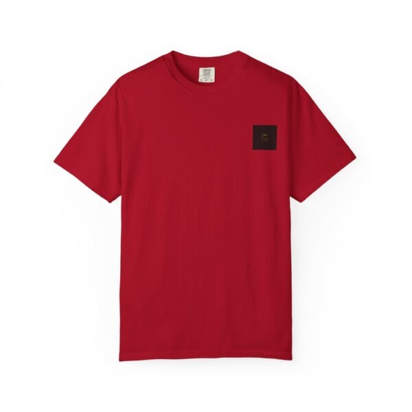 ESSENTIAL Gold Logo Luxury T-Shirt — SARIT Fashions Garment-Dyed Tee
