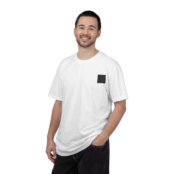 ESSENTIAL Gold Logo Luxury T-Shirt — SARIT Fashions Garment-Dyed Tee