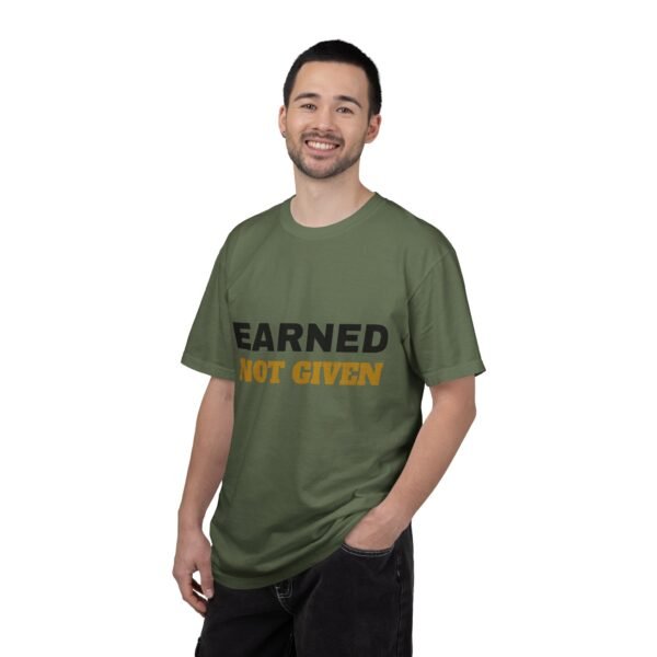 Earned Not Given Garment-Dyed T-Shirt — Premium Luxury Tee