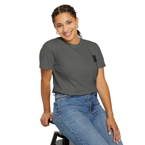ESSENTIAL Gold Logo Luxury T-Shirt — SARIT Fashions Garment-Dyed Tee
