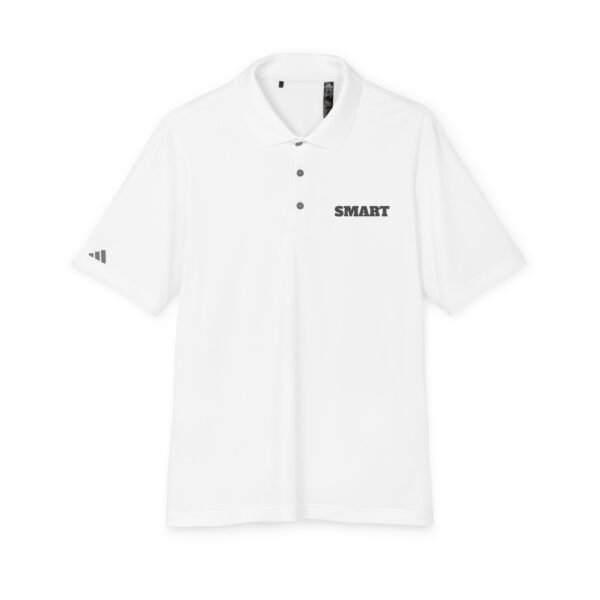 SMART Performance Polo — Classic White Athletic Golf Shirt