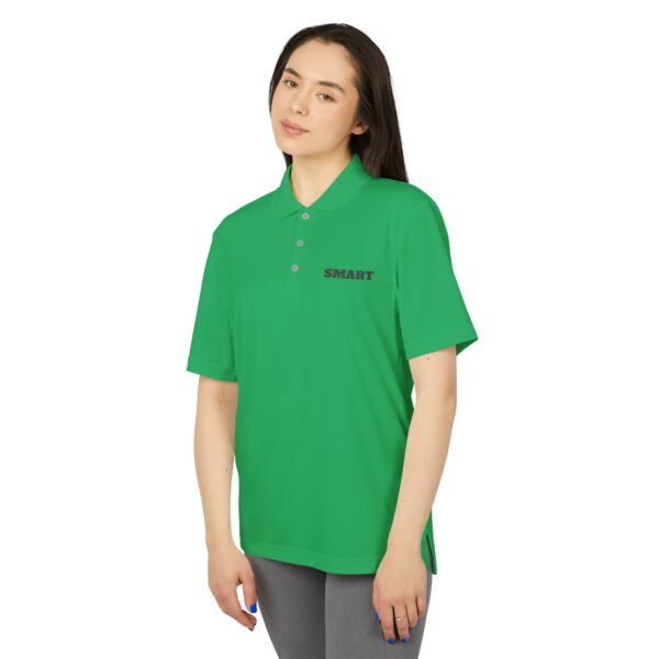 SMART Performance Polo — Classic White Athletic Golf Shirt