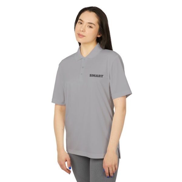 SMART Performance Polo — Classic White Athletic Golf Shirt