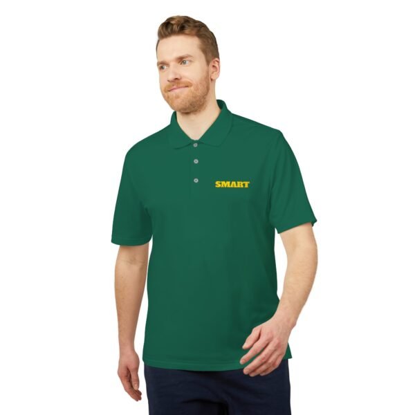 SMART ADIDAS Performance Polo Shirt — Lightweight White Golf & Work Polo