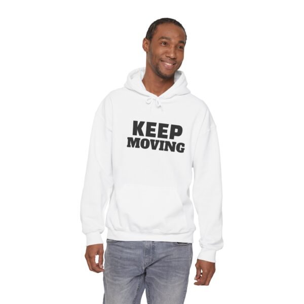Keep Moving Hoodie — Motivational Minimalist Pullover