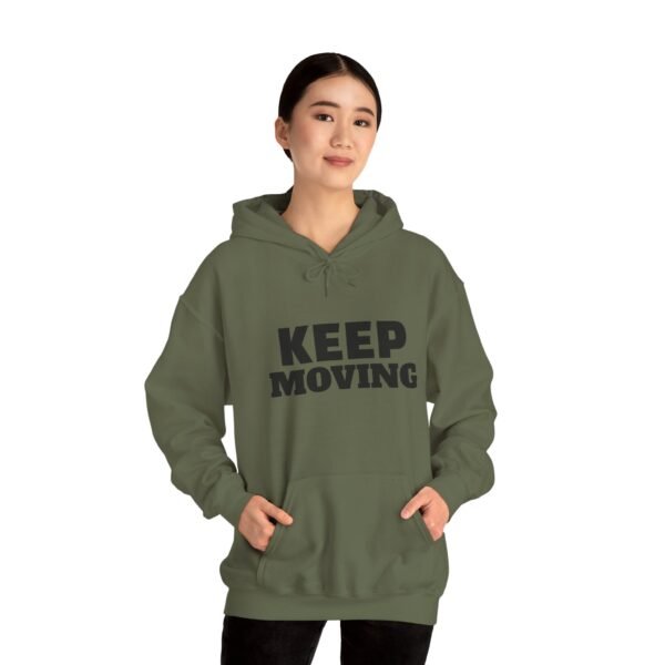Keep Moving Hoodie — Motivational Minimalist Pullover