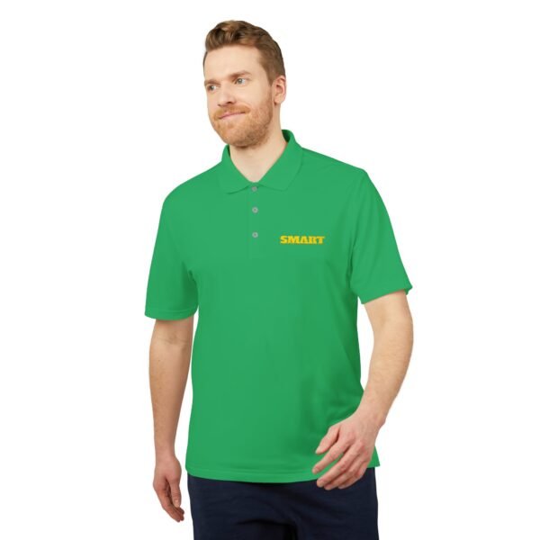 SMART ADIDAS Performance Polo Shirt — Lightweight White Golf & Work Polo