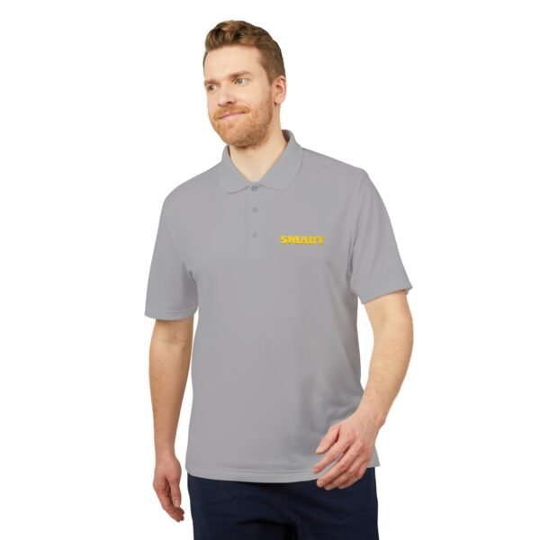 SMART ADIDAS Performance Polo Shirt — Lightweight White Golf & Work Polo