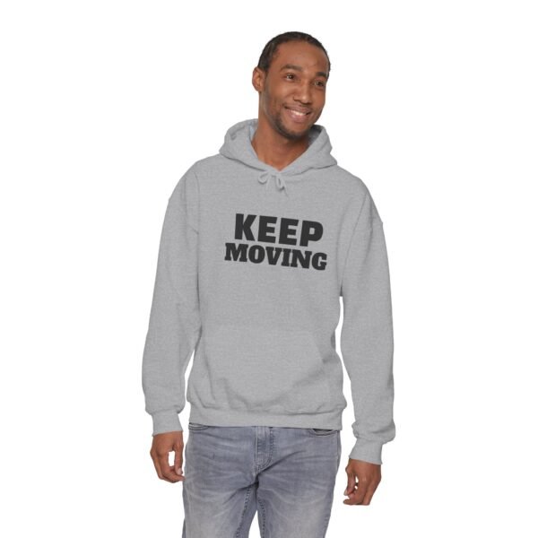 Keep Moving Hoodie — Motivational Minimalist Pullover
